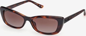 GUESS Sunglasses in Brown: front