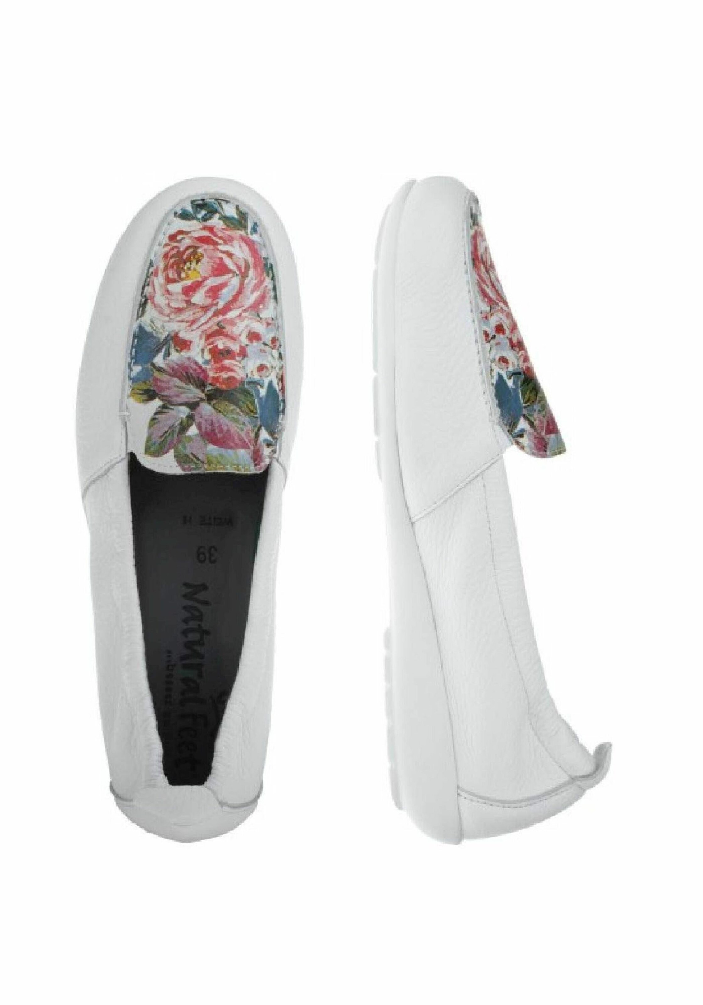 Natural Feet Moccasin 'Marina' in White