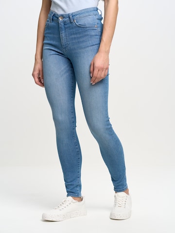 BIG STAR Skinny Jeans 'Melinda' in Blauw: voorkant