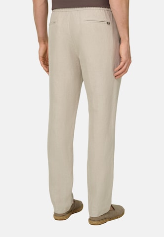 Effilé Pantalon à pince 'City' Boggi Milano en beige