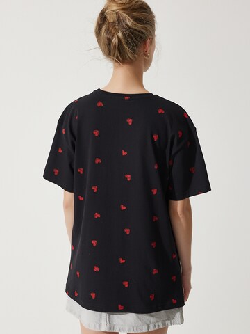 juoda Happiness İstanbul Marškinėliai