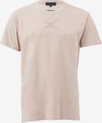 T-Shirt 'Ronin' Cørbo Hiro en beige : devant