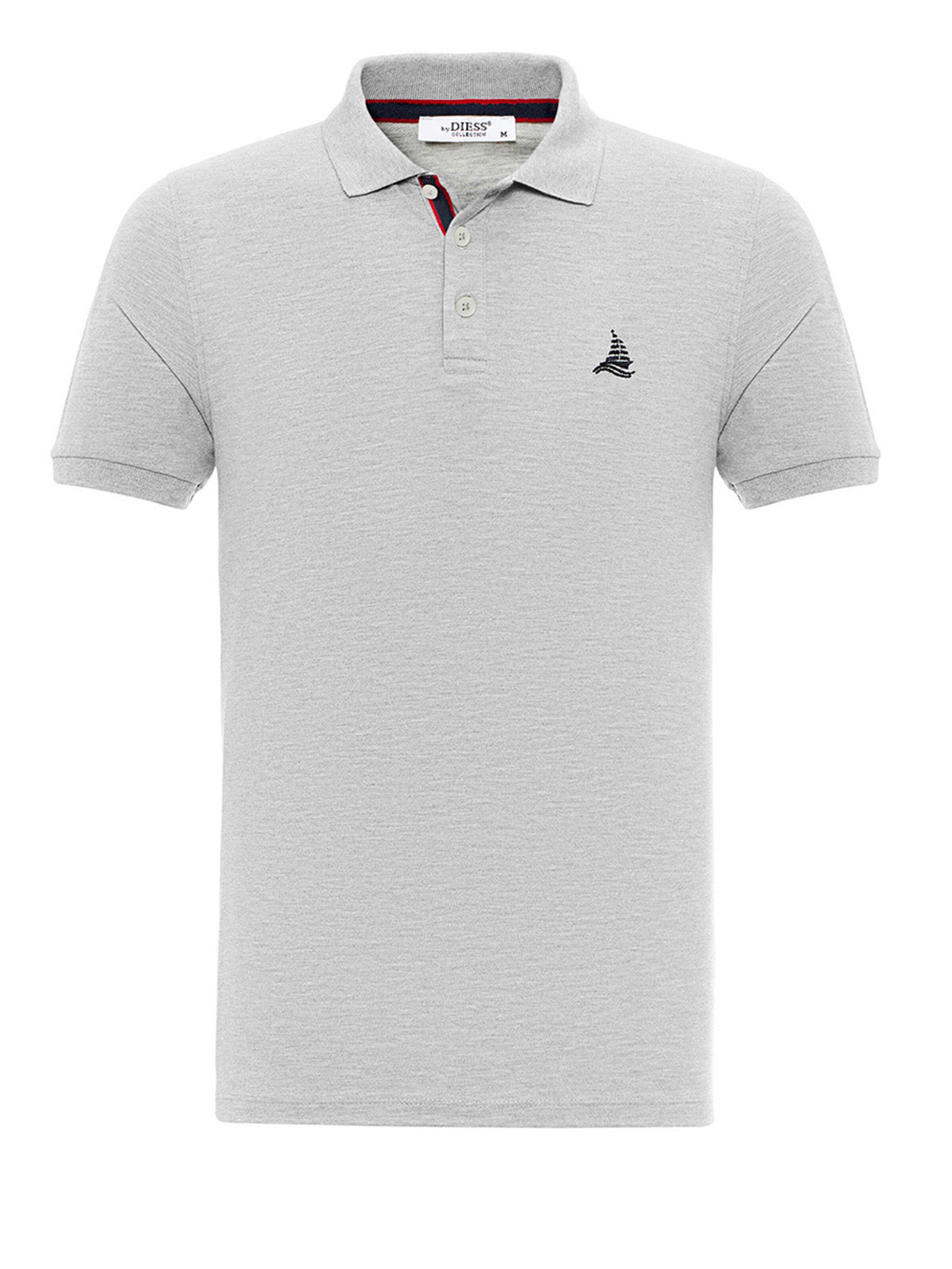 By Diess Collection - Camisa em cinzento: frente