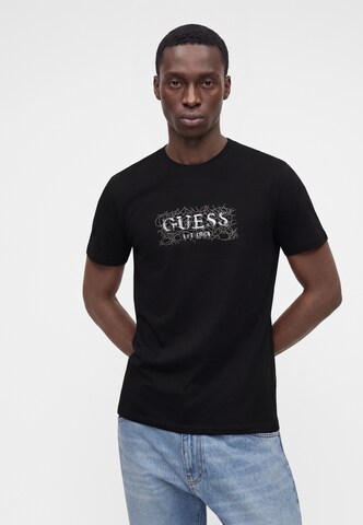 GUESS Футболка в Черный