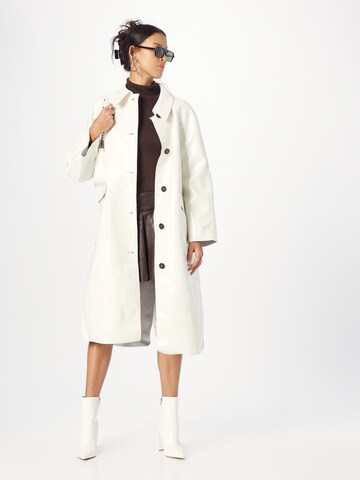 Nasty Gal Between-seasons coat in White