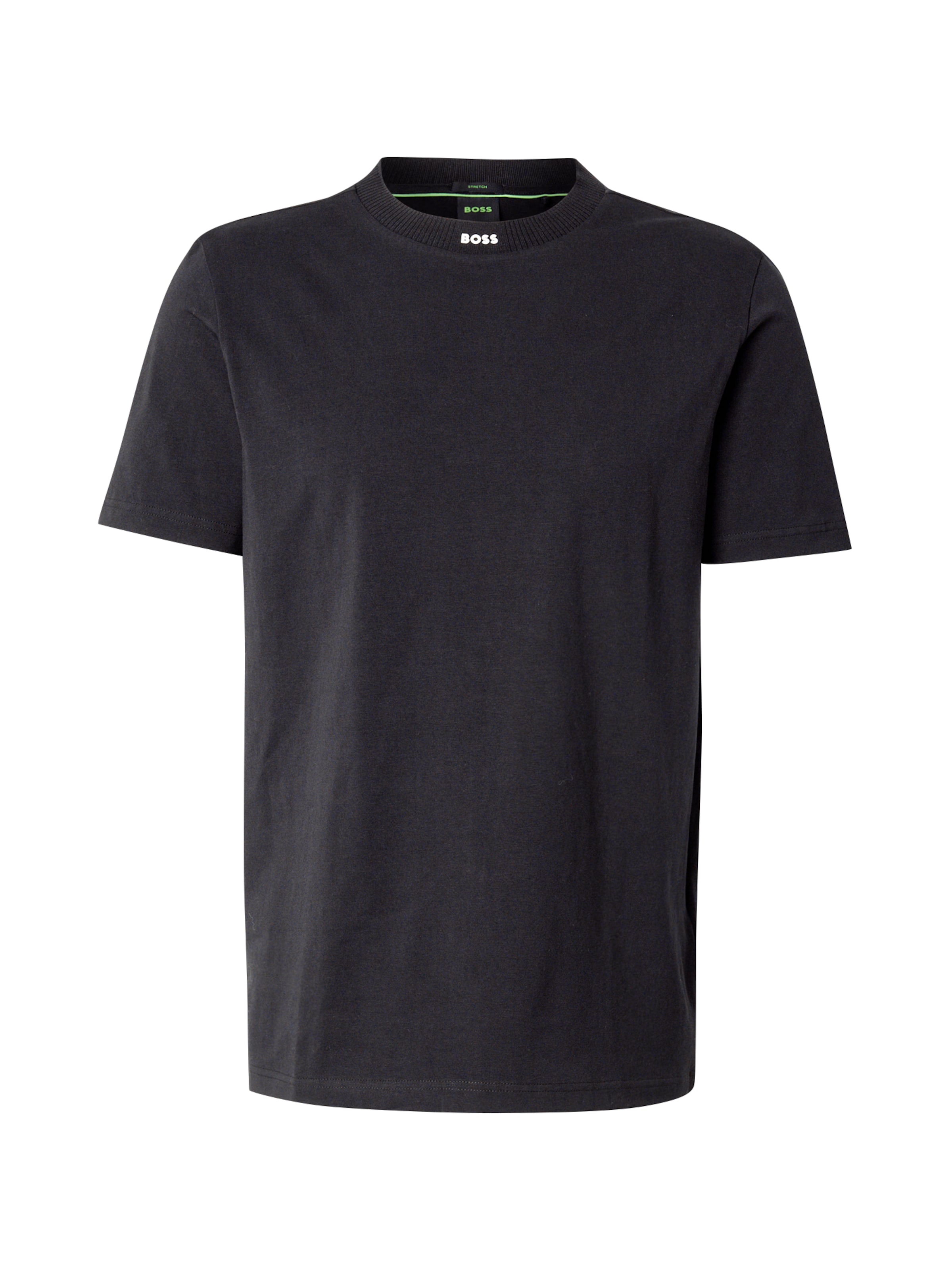 Maglietta di BOSS in nero: frontale