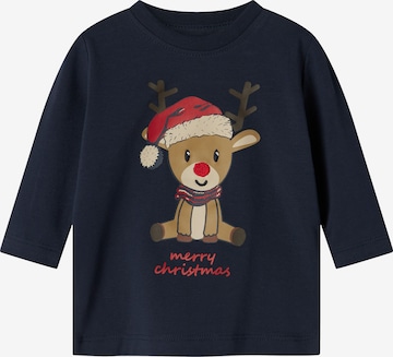 T-Shirt 'NBMFA' NAME IT en bleu : devant