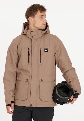 Whistler Athletic Jacket 'Cargo' in Brown: front