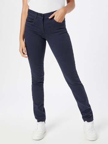 TOM TAILOR Slimfit Jeans 'Alexa' in Blauw: voorkant