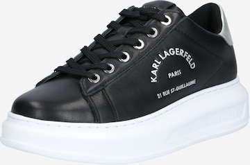 Karl Lagerfeld - Zapatillas deportivas bajas 'Kapri Maison' en negro: frente