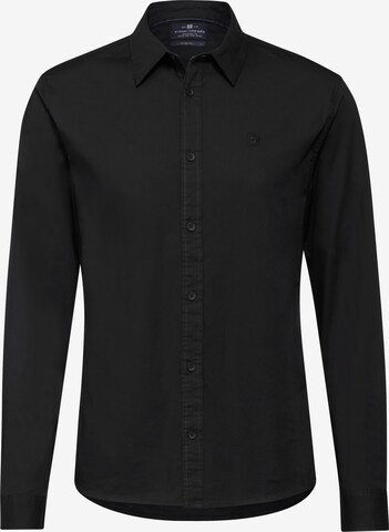 Street One MEN Hemd in Schwarz: Vorderseite