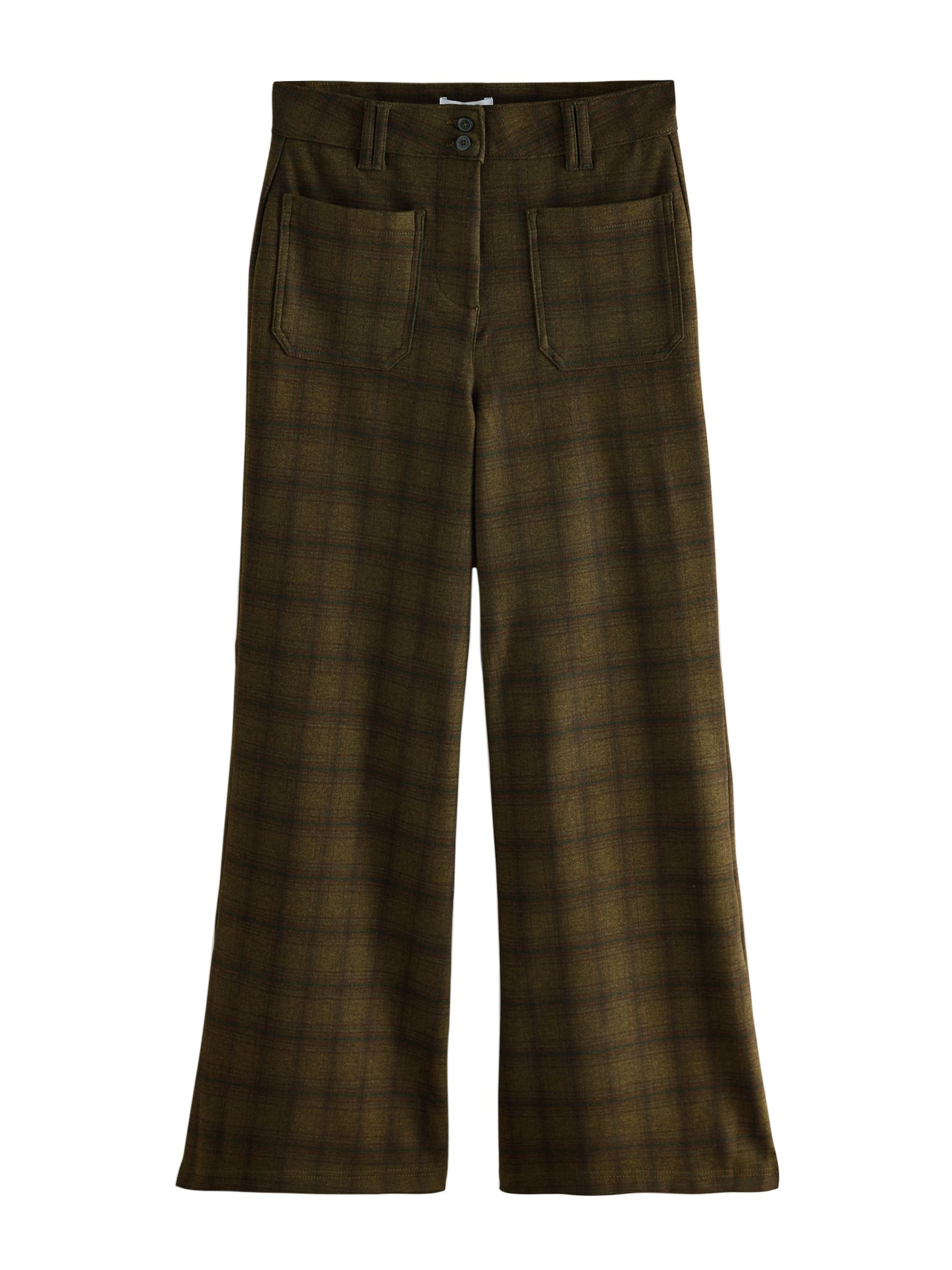 Next Широкий Штаны 'N. Premium' в Зеленый: спереди