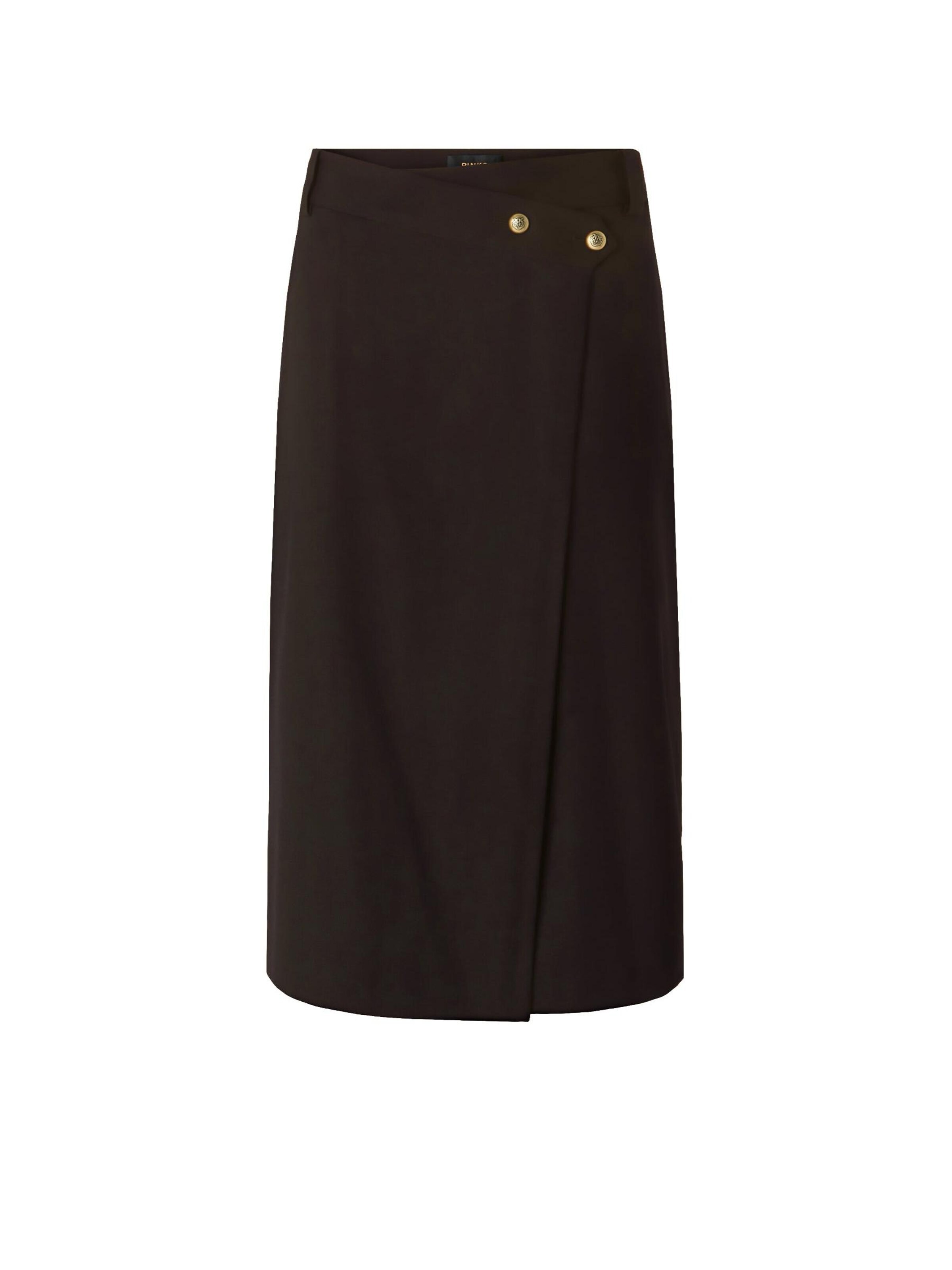 PINKO Skirt 'PINKO MARZEMINO GONNA DIAGONALE GONNA' in 38 in Brown, Item view