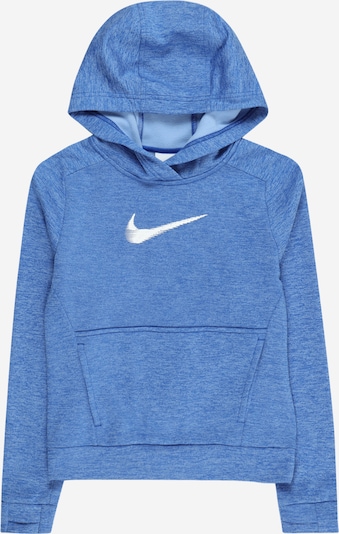 NIKE Športový sveter 'MULTI+' - modrá melírovaná / biela, Produkt