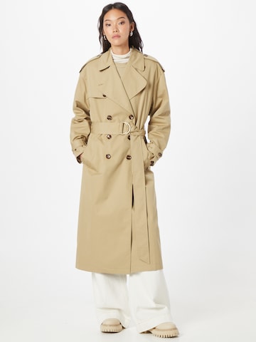 Twist & Tango Between-Seasons Coat 'Golda' in Beige: front