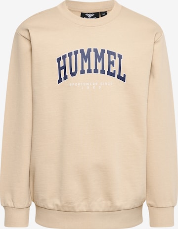 Hummel Athletic Sweatshirt in Beige: front