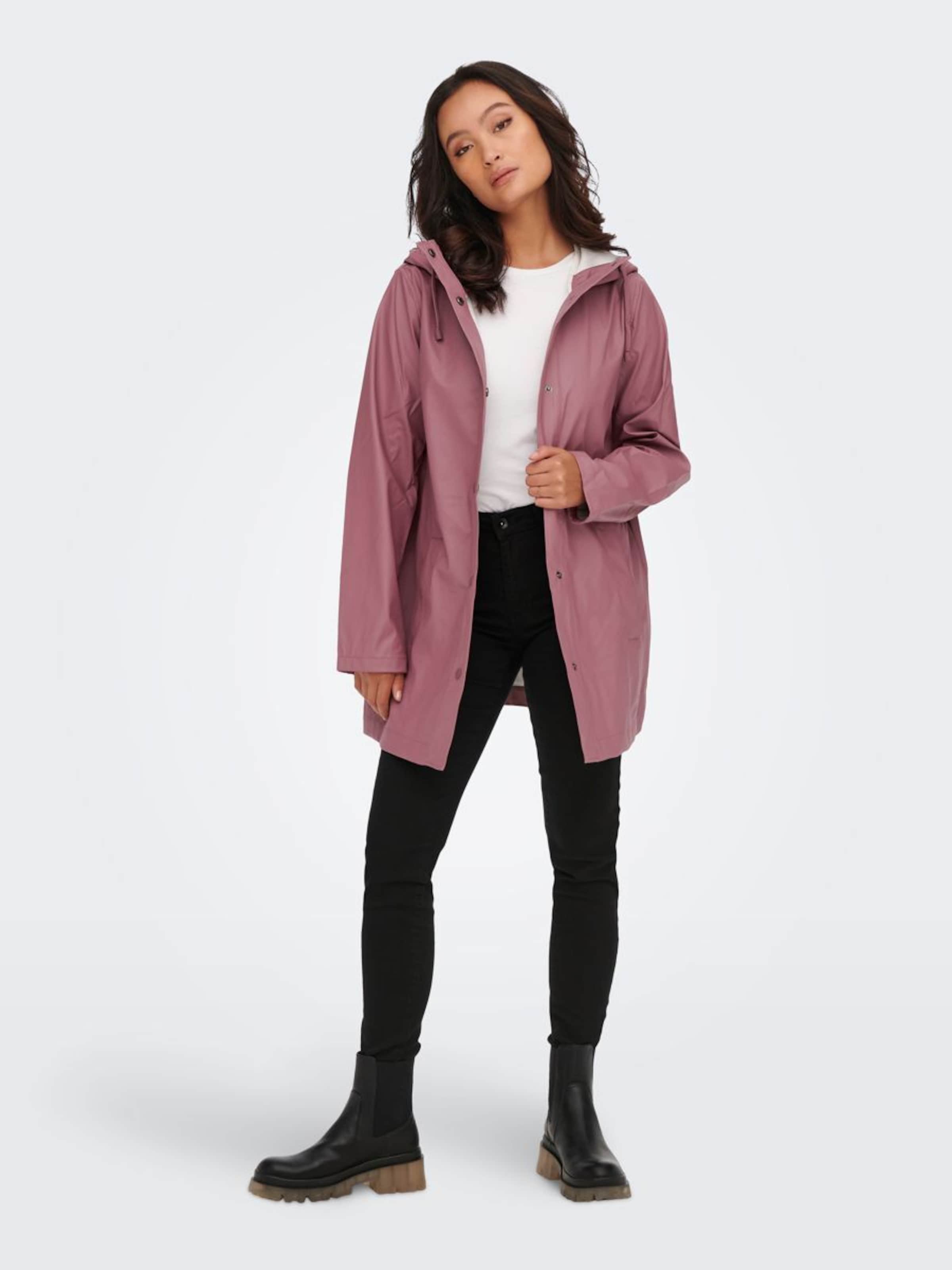 Frauen Mäntel ONLY Übergangsjacke 'Ellen' in Dunkelpink - VK05917 Frauen Mäntel ONLY Übergangsjacke 'Ellen' in Dunkelpink - VK05917