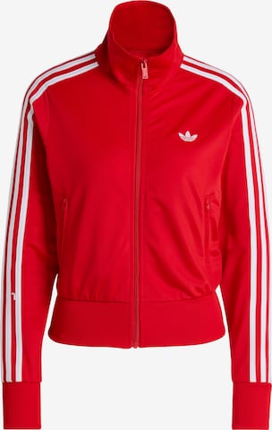 ADIDAS ORIGINALS Zip-Up Hoodie 'Firebird Classic' in Red: front