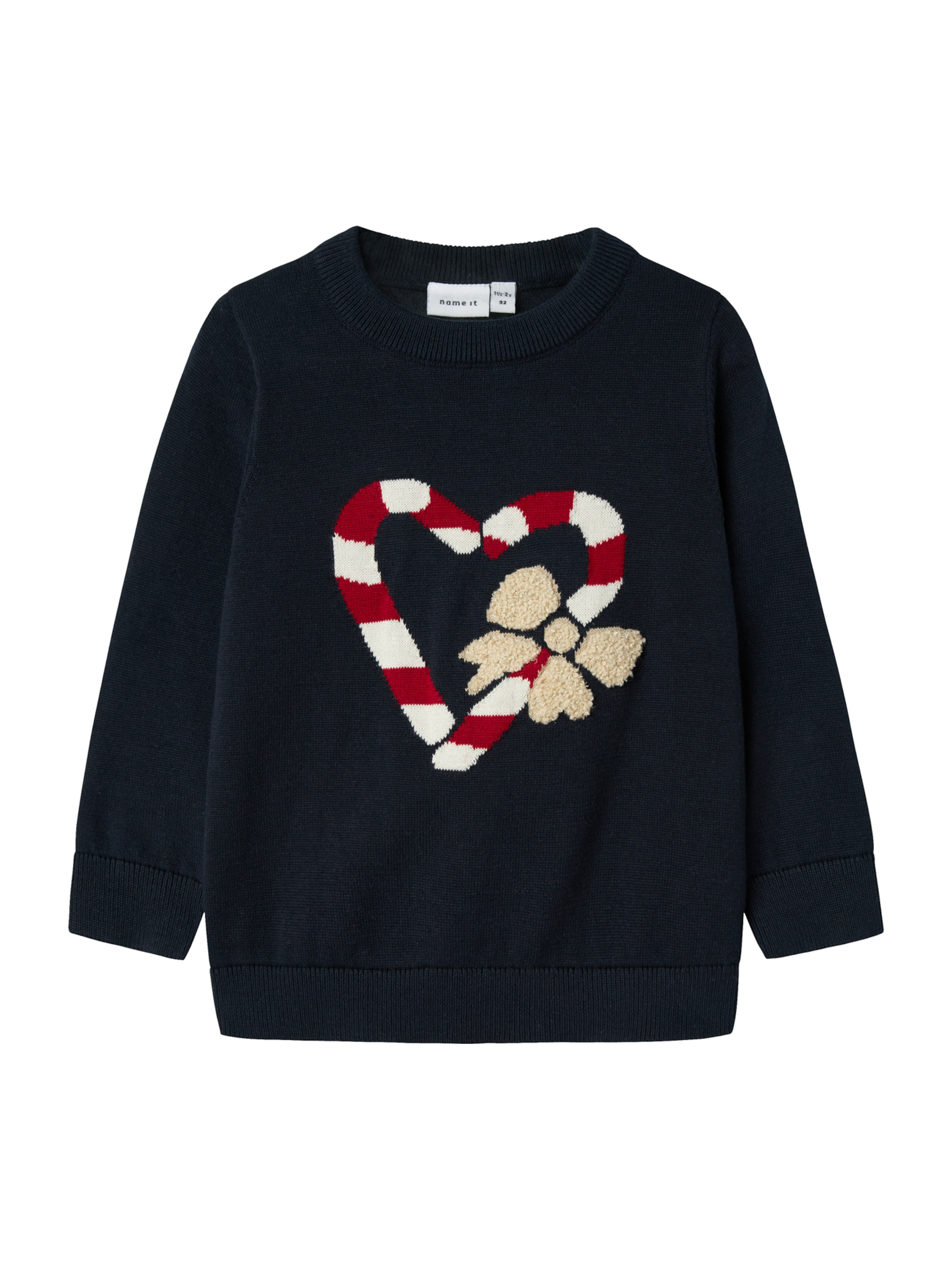 NAME IT Pulóver 'NMFREAMO' - kék: elől