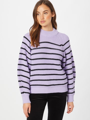 SISTERS POINT Sweater 'MIBA' in Purple: front