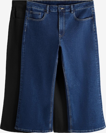 The SetFlared/zvonoliki kroj Traperice - plava boja: prednji dio