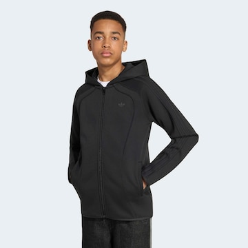 Giacca di felpa 'Spacer' di ADIDAS ORIGINALS in nero: frontale