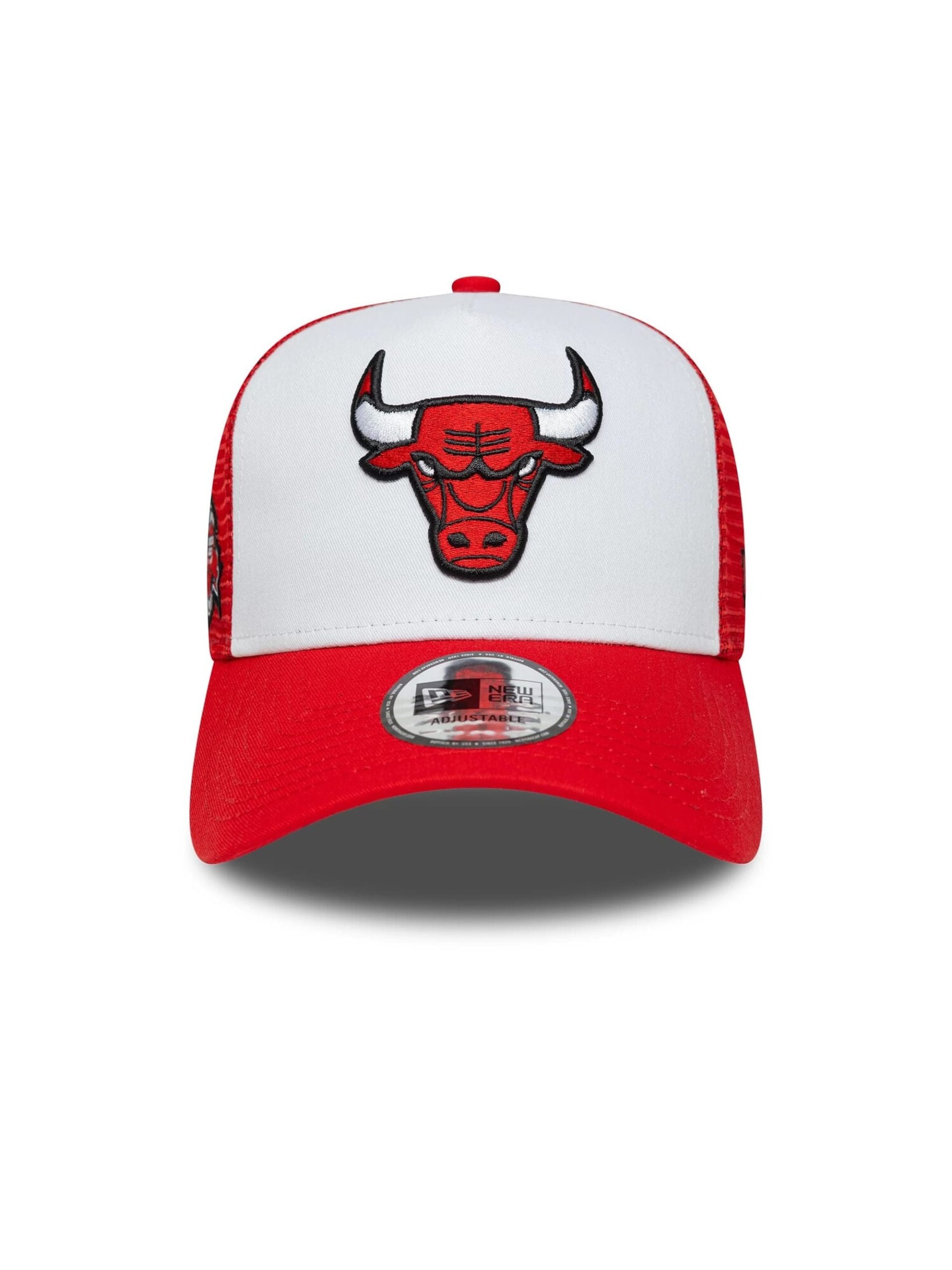 NEW ERA Athletic Cap '9FORTY Chicago Bulls NBA Side Patch' in Red: front