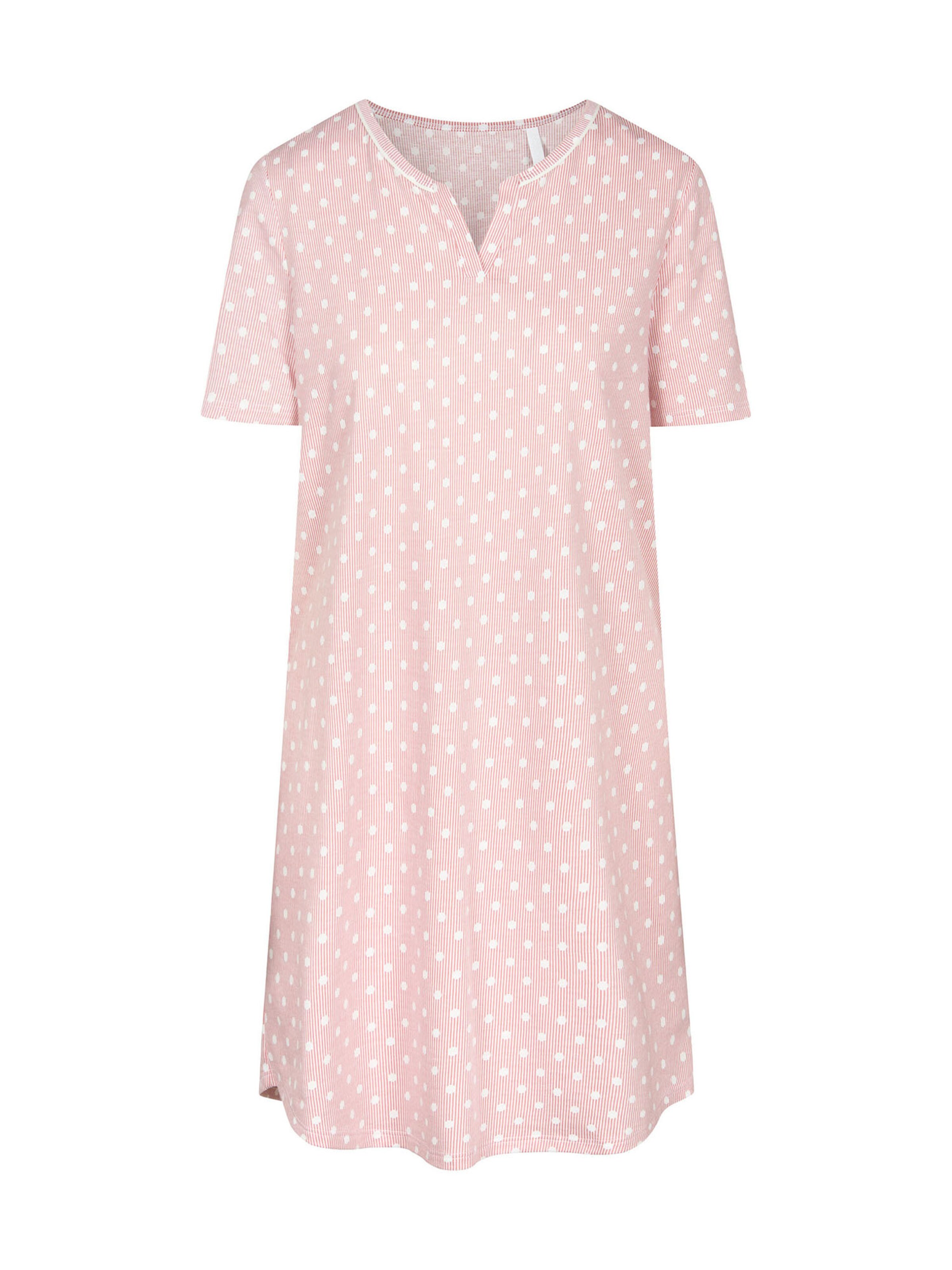 Rösch Nachthemd ' Mustermix ' in Pink: Vorderseite