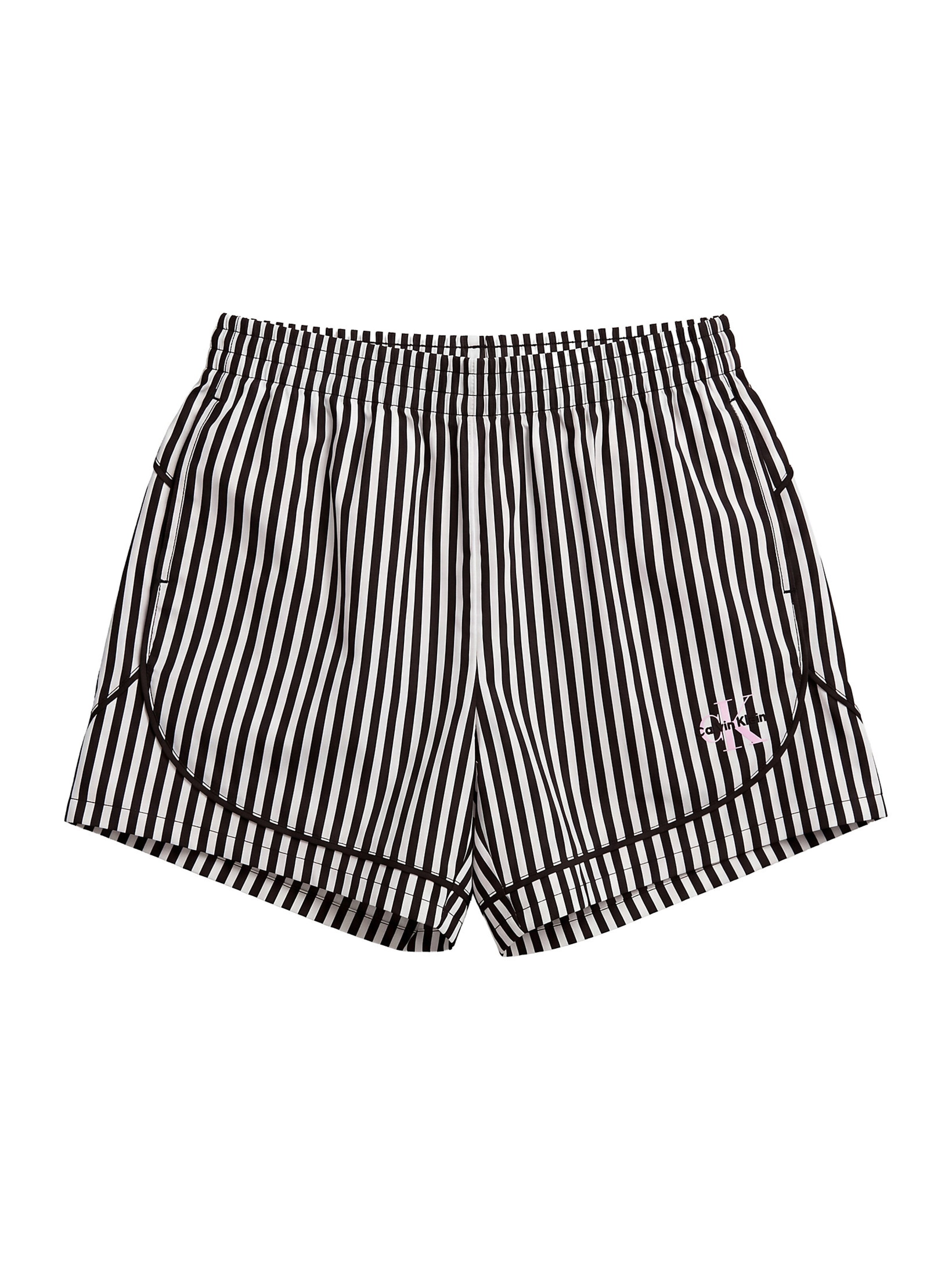 Calvin Klein Pajama Pants in White: front