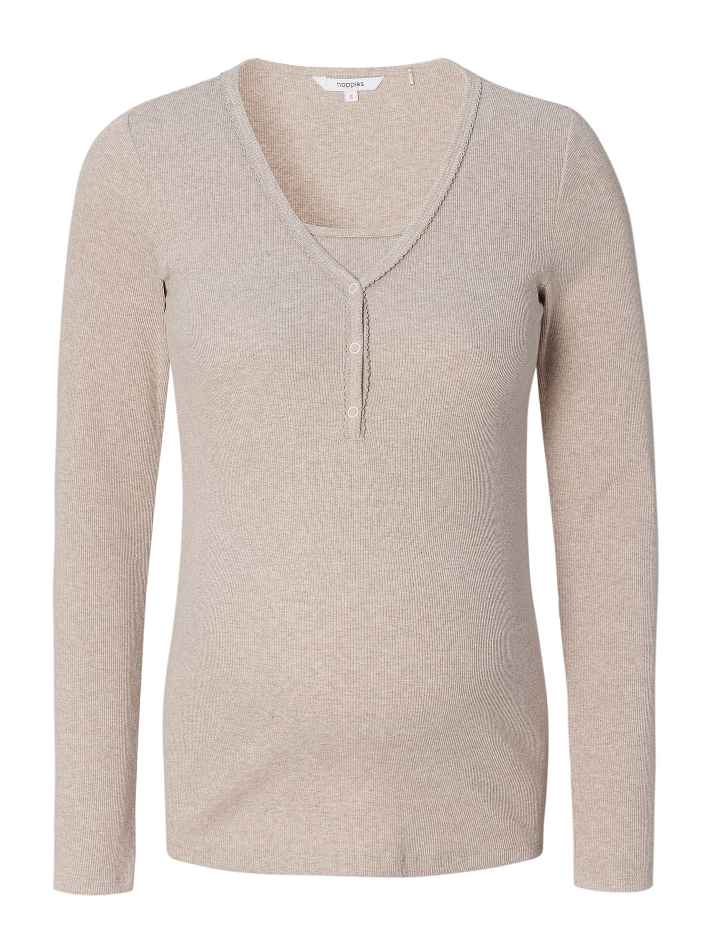 Noppies Slaapshirt 'Amala' in de kleur Greige, Productweergave