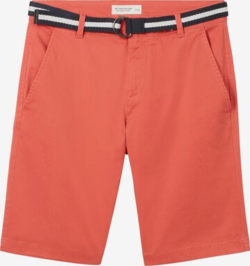 Pantalon chino TOM TAILOR en orange : devant