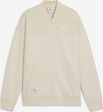 Veste de survêtement 'Class' PUMA en blanc : devant