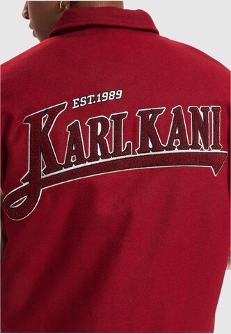 Karl Kani Between-Season Jacket 'Chest Signature' in Red