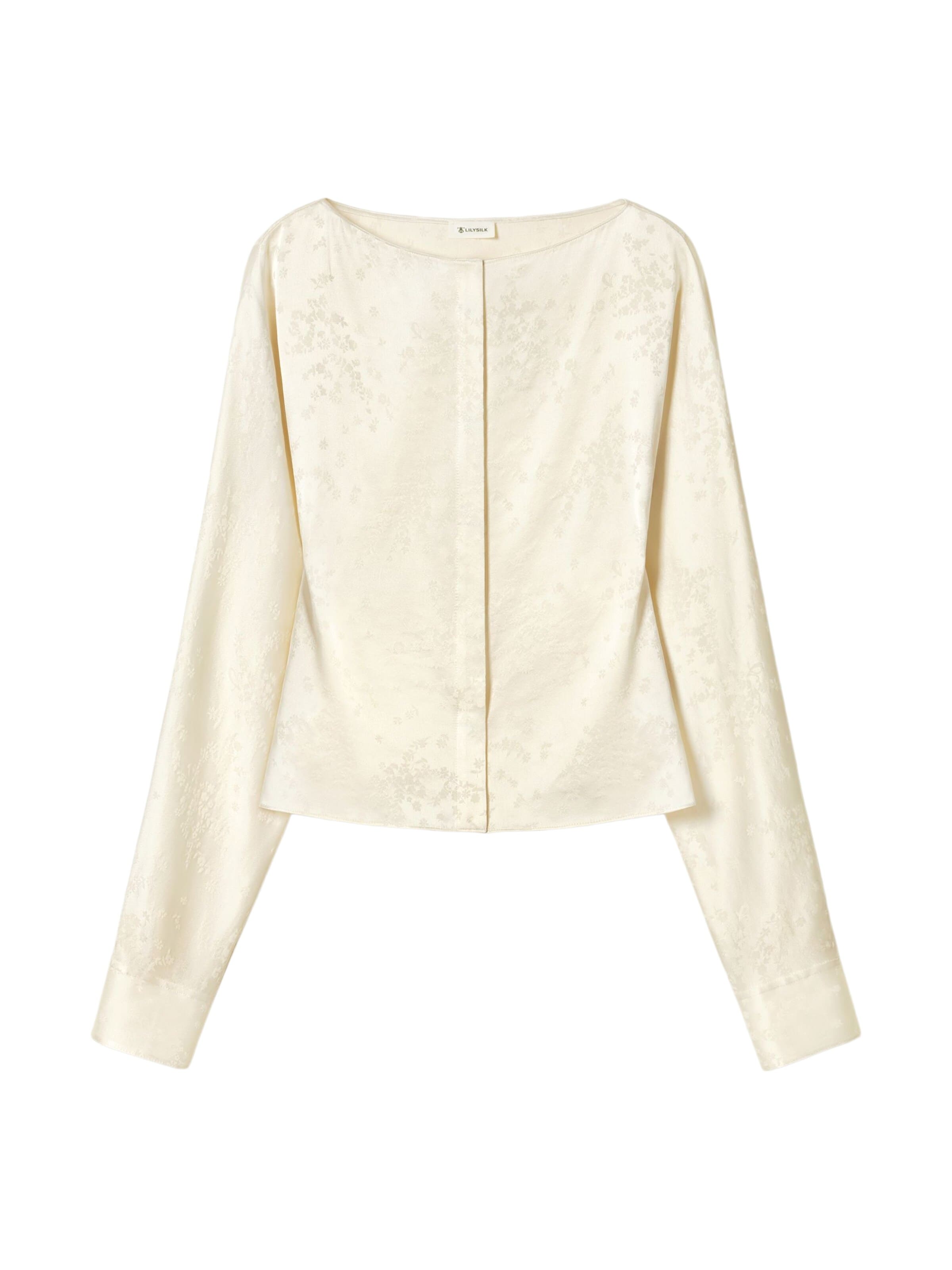 Lilysilk Blouse in White: front