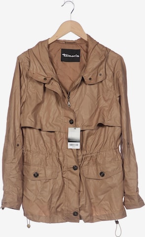 TAMARIS Jacket & Coat in L in Beige: front