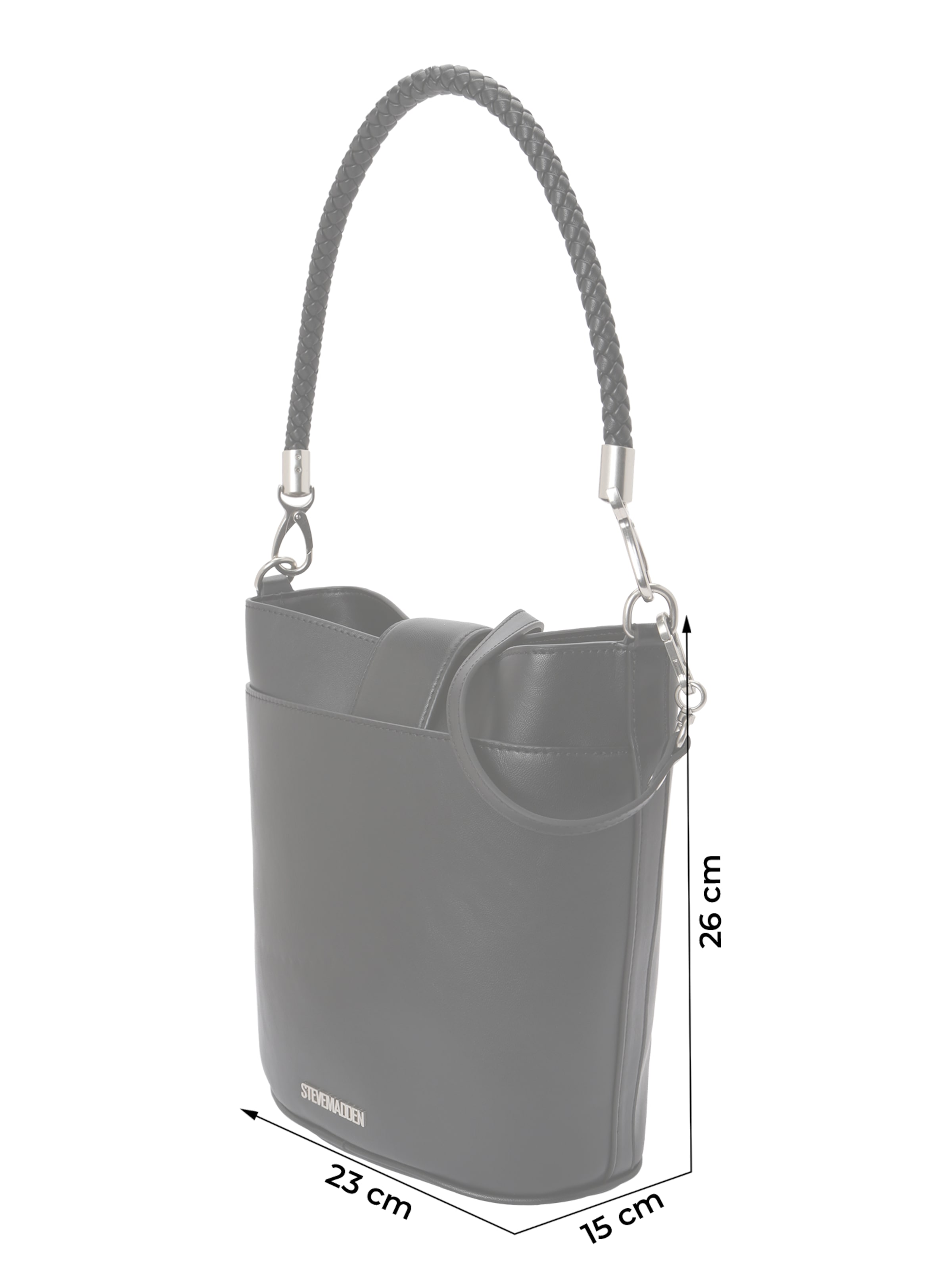 STEVE MADDEN Чанта за през рамо 'Barrie' в черно