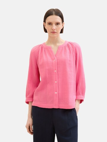 TOM TAILOR Blouse in Pink: front