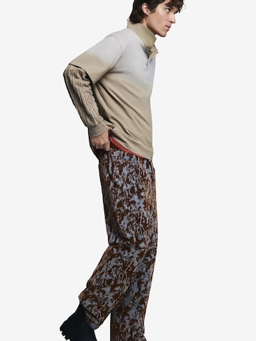 Desigual Voľný strih Džínsy - Hnedá