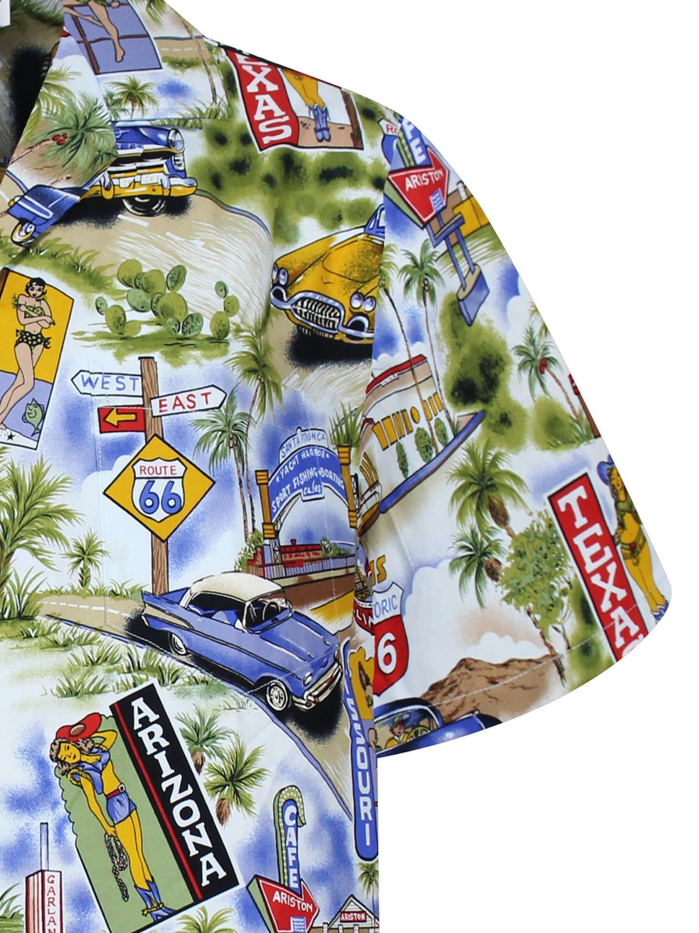Pacific Legend Regular Fit Hemd 'Texas Arizona'‌‌‌ in Blau