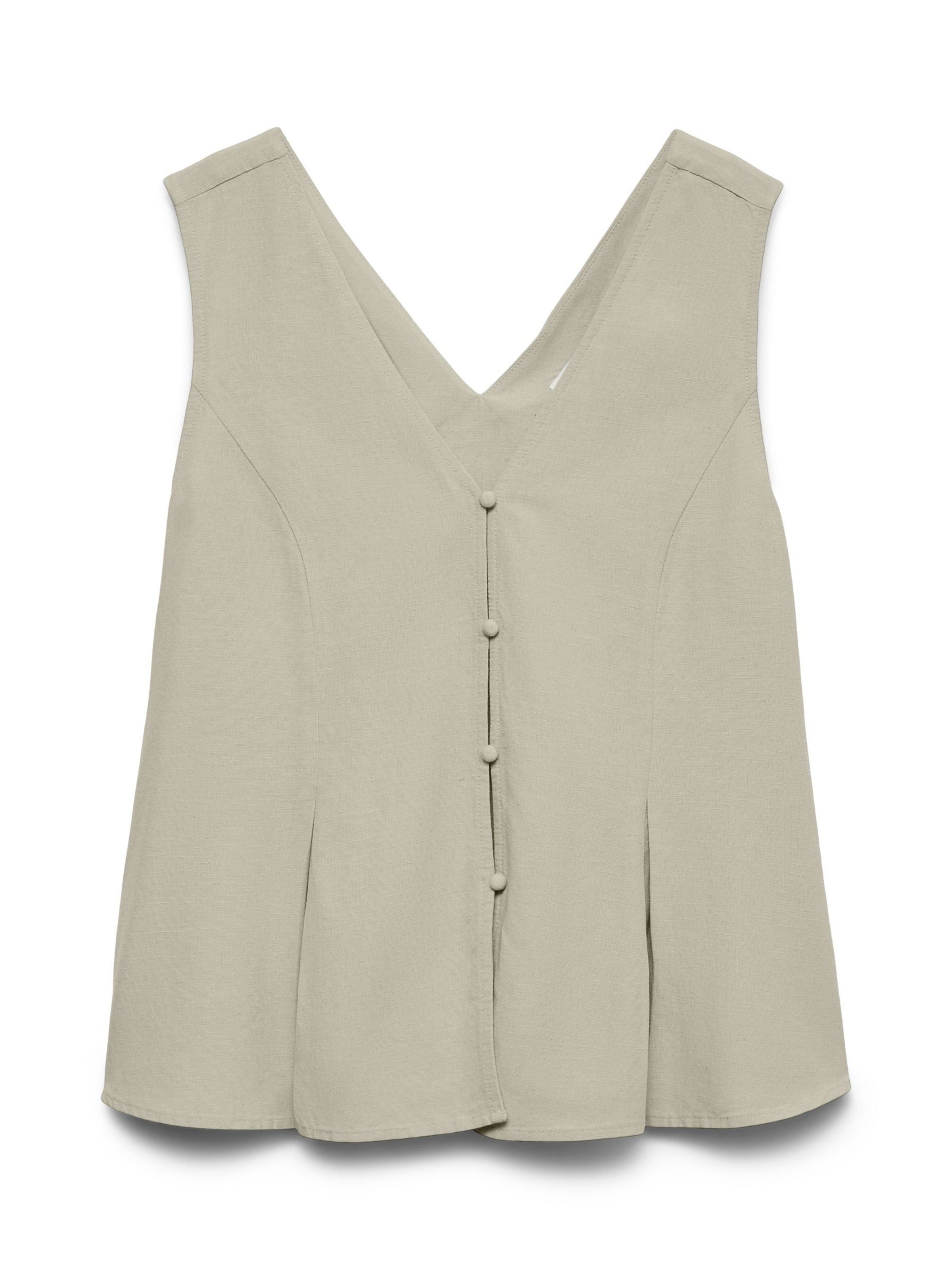 Haut 'AWAlisa' VERO MODA en gris : devant