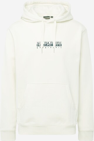 NAPAPIJRI Sweatshirt in Wit: voorkant