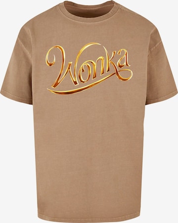 T-Shirt 'Wonka' ABSOLUTE CULT en beige : devant