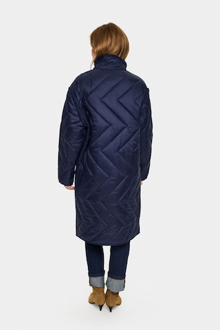 SAINT TROPEZ Between-seasons coat 'Lucinda' in Blue