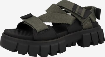 Sandales à lanières 'Revolt Sandal Army' Palladium en vert : devant