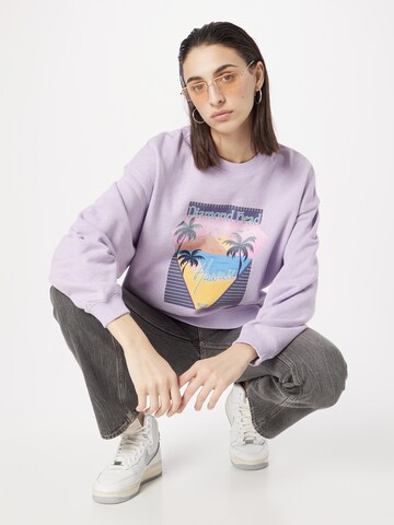 Sweat-shirt 'TAKE YOUR PLACE' ROXY en violet