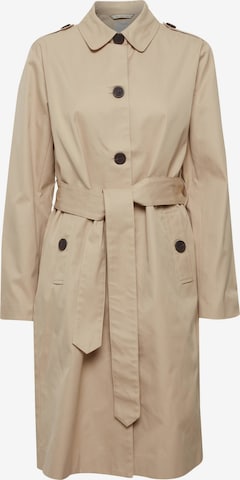 Fransa Between-Seasons Coat 'Cassie' in Beige: front