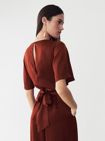 Willa Jumpsuit in Brown