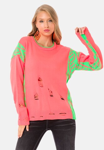 CIPO & BAXX Sweater in Mixed colors: front