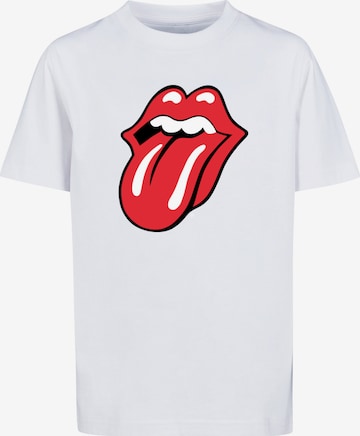 F4NT4STIC Shirt 'The Rolling Stones' in Wit: voorkant