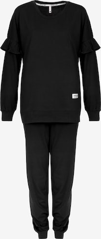 Doctor nap Pyjama 'Doctor Nap' in Schwarz: Vorderseite